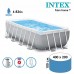 Каркасный бассейн 400х200х122 см INTEX 26790 с фильтр-насосом и лестницей