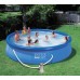 купить Надувной бассейн с надувным верхним кольцом + фильтр-насос 457х91см intex 28162 за 9950руб. в ИНТЕКСХАУС